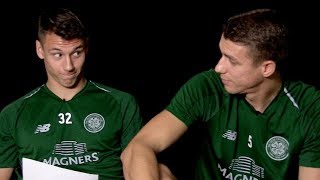 Celtic FC  Filip and Jozo go Glaswegian 🤣 [upl. by Luz965]