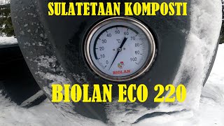 Biolan Eco 220 Kompostin sulatus [upl. by Anivel]