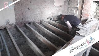 Removing Insulating and Restoring a Suspended Wooden Floor Part 2 of 3 [upl. by Charleton]