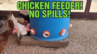 No Spill Chicken Feeder [upl. by Walcott]