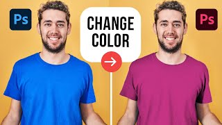 Change Color in Photoshop  FASTEST WAY [upl. by Eatnod]