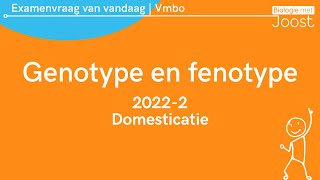 24 Examenvraag van vandaag  Vmbo  20222  Domesticatie [upl. by Htebirol44]