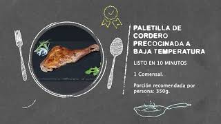 Paletilla de Cordero Lechal Precocinada [upl. by Aehta]