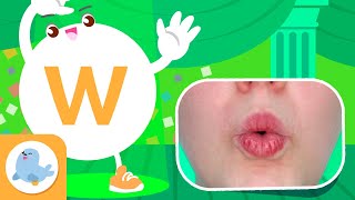 Phonics for Kids 🗣 The W Sound 💧 Phonics in English 🎪 [upl. by Egidius435]