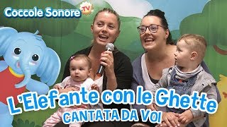 Lelefante con le ghette  Cantata dalle famiglie italiane  Canzoni per bambini di Coccole Sonore [upl. by Yetnruoc]