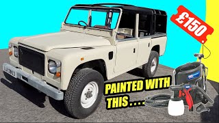 I managed to get pro results using £150 sprayer kit on my Land Rover Defender [upl. by Ballard844]