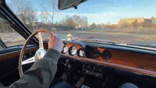 1967 BMW 2000 CS  Driving  Carcave [upl. by Attennhoj]