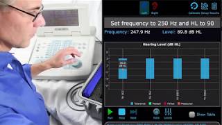 Audiometer Calibration System  Using the Database  Model AudCal [upl. by Stahl]