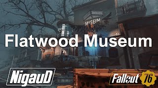 Fallout 76 camp  Flatwood Museum The Forest [upl. by Notrab32]