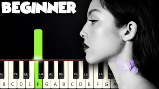 Vampire  Olivia Rodrigo  BEGINNER PIANO TUTORIAL  SHEET MUSIC by Betacustic [upl. by Horan]