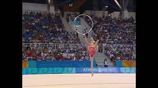 HDp50 Natalia Gudunko UKR Hoop All Around Final 2004 Athens Olympic Games [upl. by Legim]