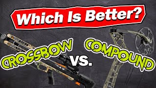 Crossbow vs Compound Bow  Which is Better [upl. by Reidid]