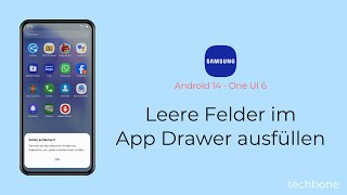 Leere Felder im App Drawer ausfüllen  Samsung Android 14  One UI 6 [upl. by Thordis924]