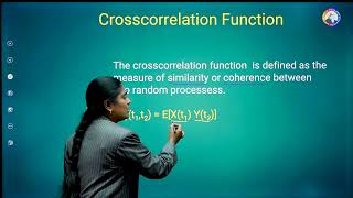 Autocorrelation Function and CrossCorrelation Function  By Ahalya Madam [upl. by Anuahsat813]