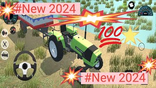 Indian Tractor Simulator 2 Gameplay Best Tractor Gameplay New Tractor Gameplay For Android [upl. by Atekihs482]