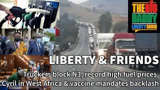 Truckers block N3 record fuel prices Cyril in West Africa amp vaccine mandates backlash  LampF  36 [upl. by Eimmak]