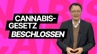 Bundesgesundheitsminister Prof Karl Lauterbach zum Cannabisgesetz [upl. by Alehcim]