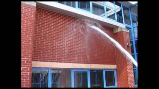 Water repellent coating for bricks demonstration with Belzona 5122 [upl. by Eldrida]