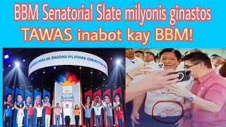 BBM Senatorial Slate nilabas na Polboron inabot kay BBM Paktay na [upl. by Htebazile]