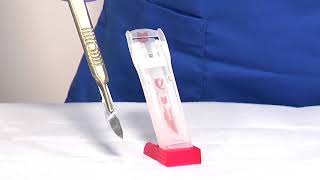 How to Use Qlicksmart BladeSINGLE  Scalpel Blade Remover [upl. by Eveivaneg546]