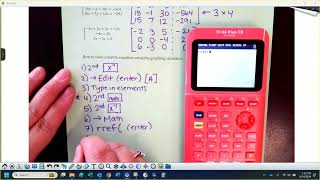 HA2 Matrices with Systems Calc Directions [upl. by Brier]