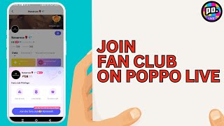 How to Join Fan Club On Poppo Live [upl. by Nanaj]