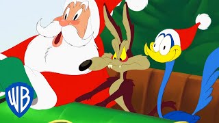 Looney Tunes  Wile E Coyote and Road Runner Meet Santa  WB Kids [upl. by Atnas]