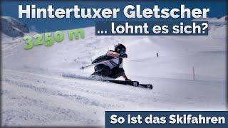 So ist das Skifahren am Hintertuxer Gletscher [upl. by Cathe]