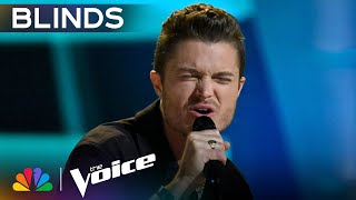 Creigh Riepe Tugs on the Coaches Heartstrings with quotBeautiful Thingsquot  Voice Blind Auditions  NBC [upl. by Middlesworth942]