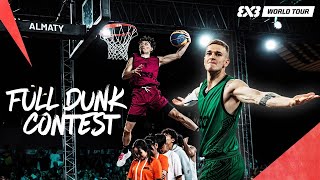 WHO IS THAT DUDE 🤯 FULL Dunk Contest 🔥FIBA 3x3 World Tour Almaty 2024 [upl. by Teodoro]