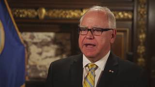 Gov Tim Walz reflects on his own military service [upl. by Foster679]