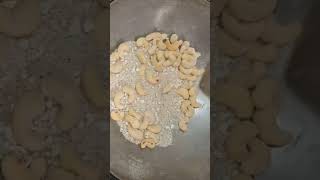 Roasted Salted Cashew homemade healthyfood homemadefood healthylifestyle foodcashewcooking [upl. by Kcirdnekal]