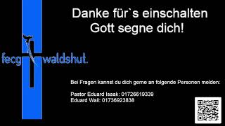 Sonntagsgottesdienst 10112024 [upl. by Navar406]