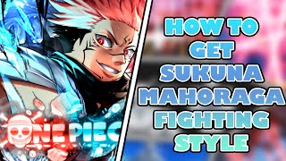 AOPG How To Get Sukuna Mahoraga Fighting Style FULL JUJUTSU KAISEN UPDATE [upl. by Anetsirhc817]