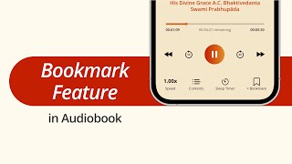 Transcend App  Bookmark in Audiobook [upl. by Osbourn]