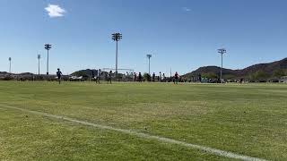 Chase mafong 2027 ecnl showcase Phoenix 2024 free kick goal [upl. by Epolenep787]