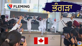 ਭੰਗੜਾ at Fleming College l Peterborough l Multicultural Festival l Canada [upl. by Clorinde]