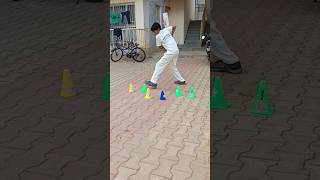 Tcone Cricket drill skillbeautiful cricket conedrills cricketlover sports viralvideo [upl. by Neroc383]