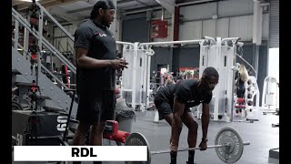 Exercise Tutorial  Romanian Deadlift RDL [upl. by Dreher]