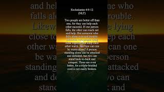 Extremely Powerful Ecclesiastes 4912 NLT [upl. by Nai298]