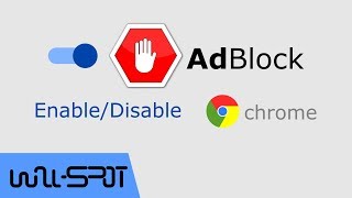 How To EnableDisable Adblock On Google Chrome Browser [upl. by Anirdnaxela]