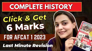 Modern History Revision for AFCAT 1 2023  GK Last minute revision By Vaishalli Ma’am [upl. by Dympha]