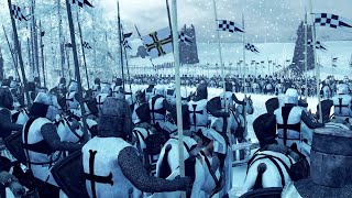 EPIC Teutonic Knights Surround City STUCK In A Blizzard  1212AD Medieval Total War [upl. by Paloma]