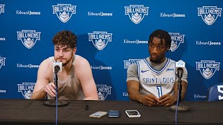 Gibson Jimerson amp Isaiah Swope Postgame Press Conference FULL  Saint Louis vs Loyola Marymount [upl. by Lleroj]