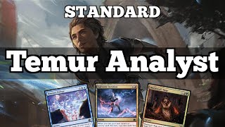 TERRIFIC Temur Ramp  Temur Analyst  Top Mythic  Standard  MTG Arena [upl. by Hairu]