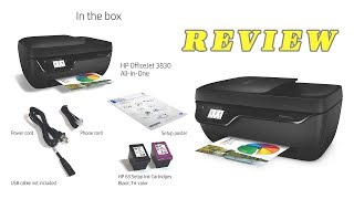 HP Officejet 3830 Review  HP OfficeJet 3830 All in One Wireless Printer [upl. by Drapehs48]