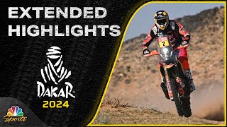 Stage 3  2024 Dakar Rally  EXTENDED HIGHLIGHTS  1824  Motorsports on NBC [upl. by Harsho]