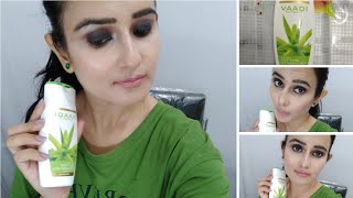 VAADI HERBALS DEEP PORE CLEANSING MILK  Removes Makeup  Review amp Demo Rs 64  SWATI BHAMBRA [upl. by Trevor369]