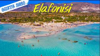 Elafonisi 2024 Chania Crete Greece 4K [upl. by Llewen]