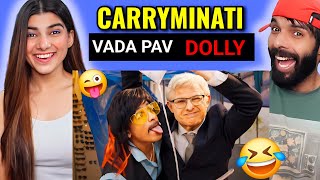 VADA PAV AUR CHAI 😍  CARRYMINATI REACTION [upl. by Eterg902]